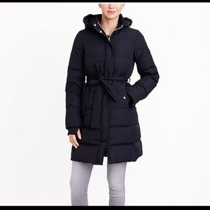 NWT J. Crew Factory Down Puffer Coat